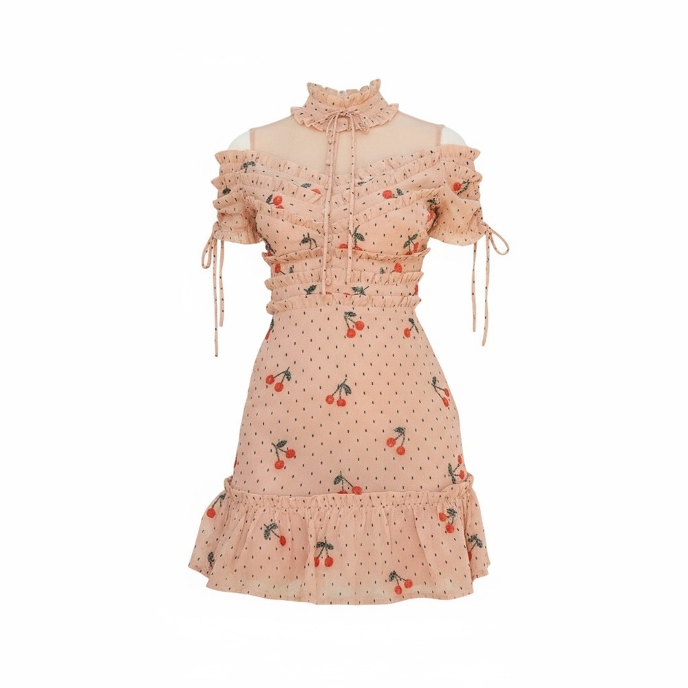 NBD Cherry Mini Dress ASO Influencers​​​ - Picture 2 of 12